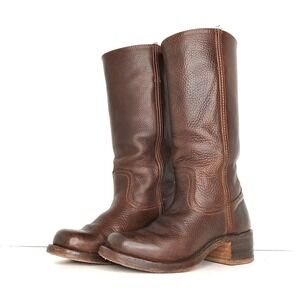Frye Brown Heeled Boots